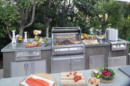 Alfresco Grills outdoor kitchen setup